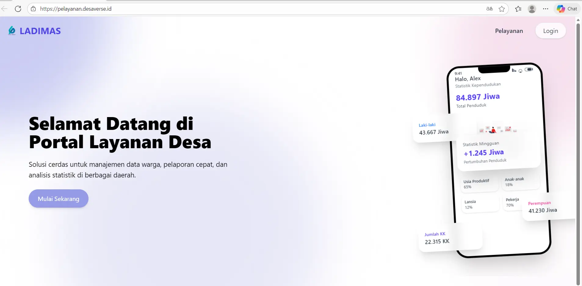 Website Layanan Digital Masyarakat