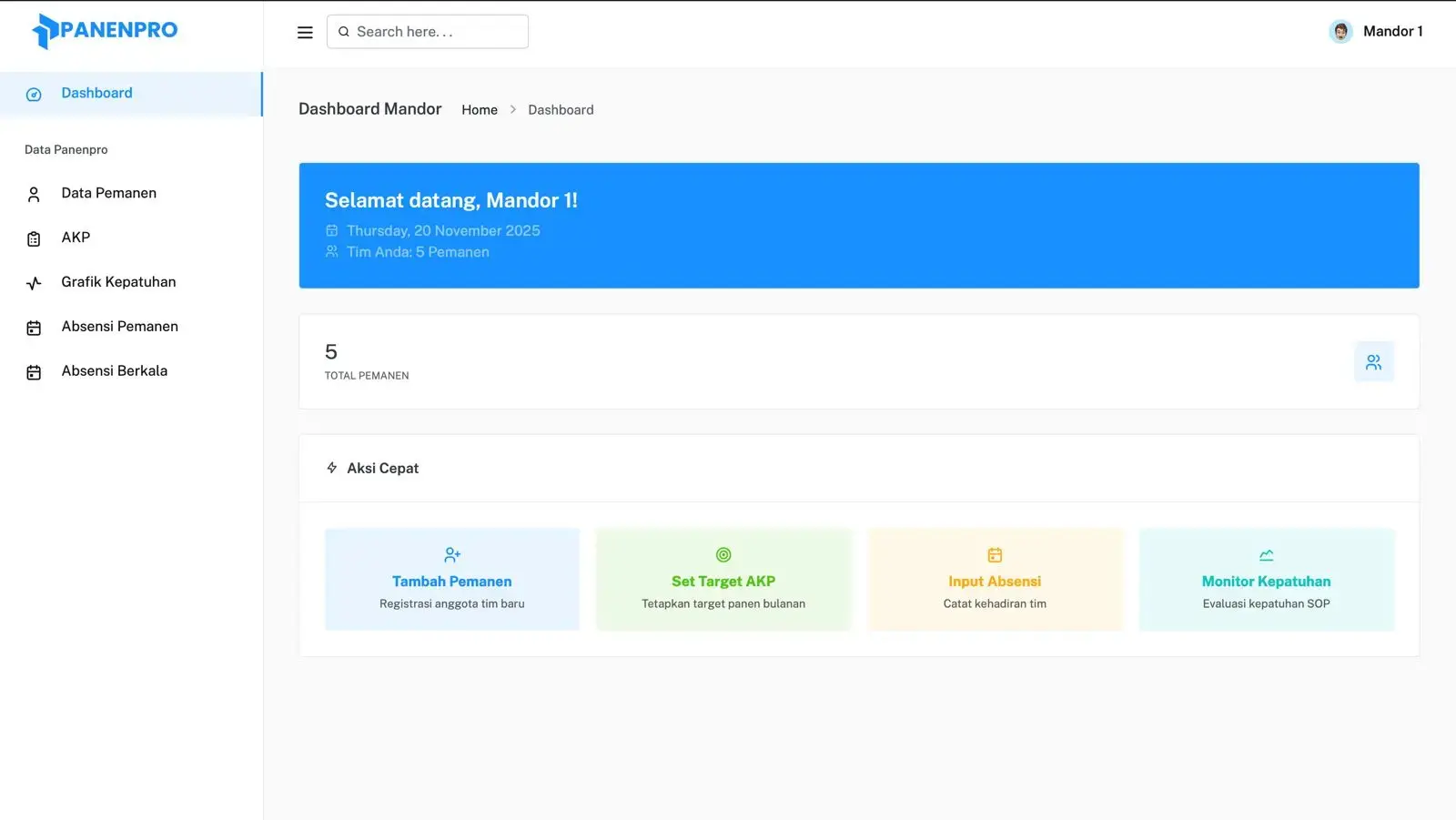 Website Panen Pro